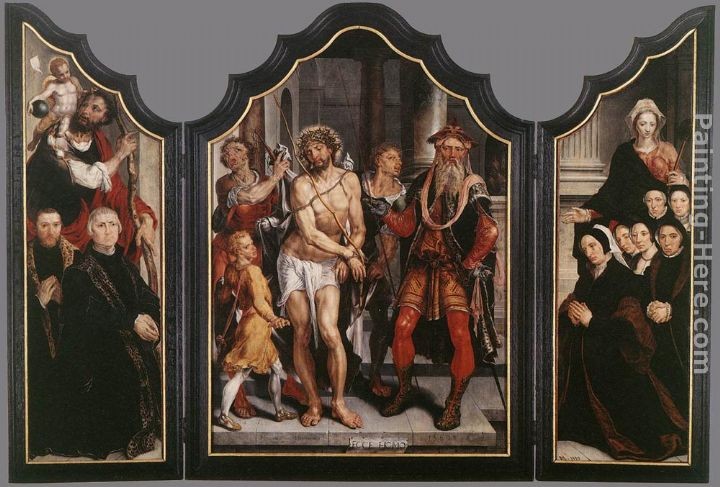 Maerten van Heemskerck Ecce Home Triptych
